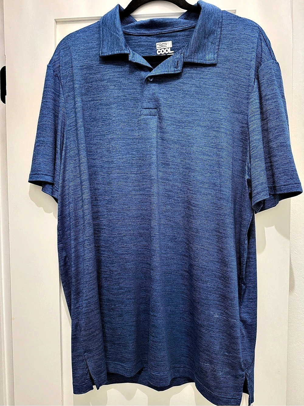 32 COOL Textured Polo Shirt Size XL Like New